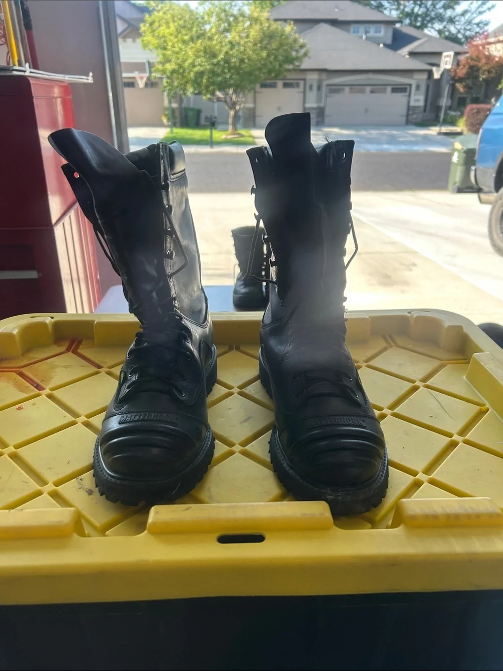 Matterhorn 1949 Gore-Tex Combat Boots Men’s 9W Black Leather Vibram USA